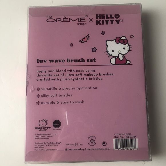 The Crème Shop x Hello Kitty Luv Wave Brush Collection (Set of 5) - Picture 2 of 4